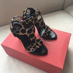Roger Vivier leopard sandals